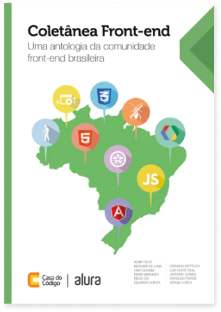 Capa do livro Coletânea Front-end: 
          Uma antologia da comunidade front-end brasileira