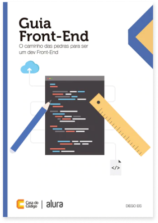 Capa do livro Guia Front-End: 
        O caminho das pedras para ser um dev Front-End
